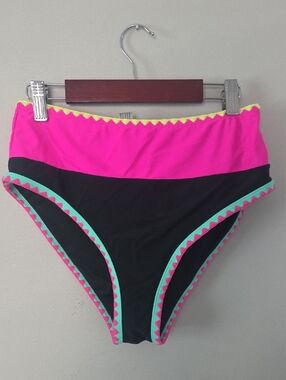 Popvil Color Bl9ck Swim Bottom (S)